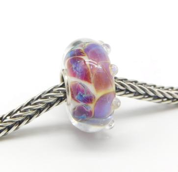Violet Peacock - Elfbeads Glas - Originalfoto - Kopie
